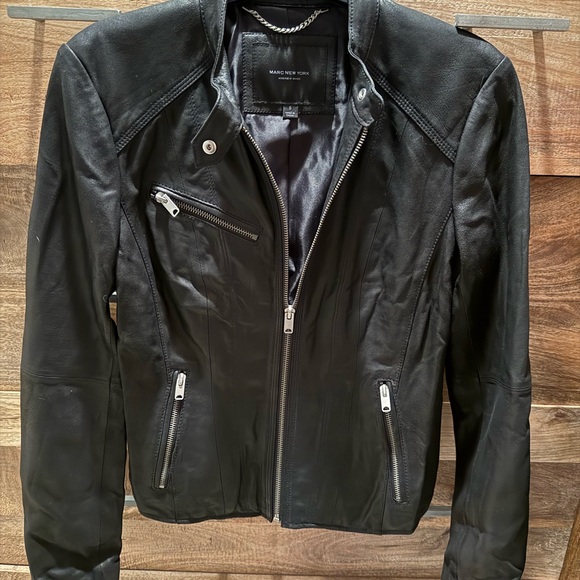 Black Leather Jacket - Picture 1 of 8